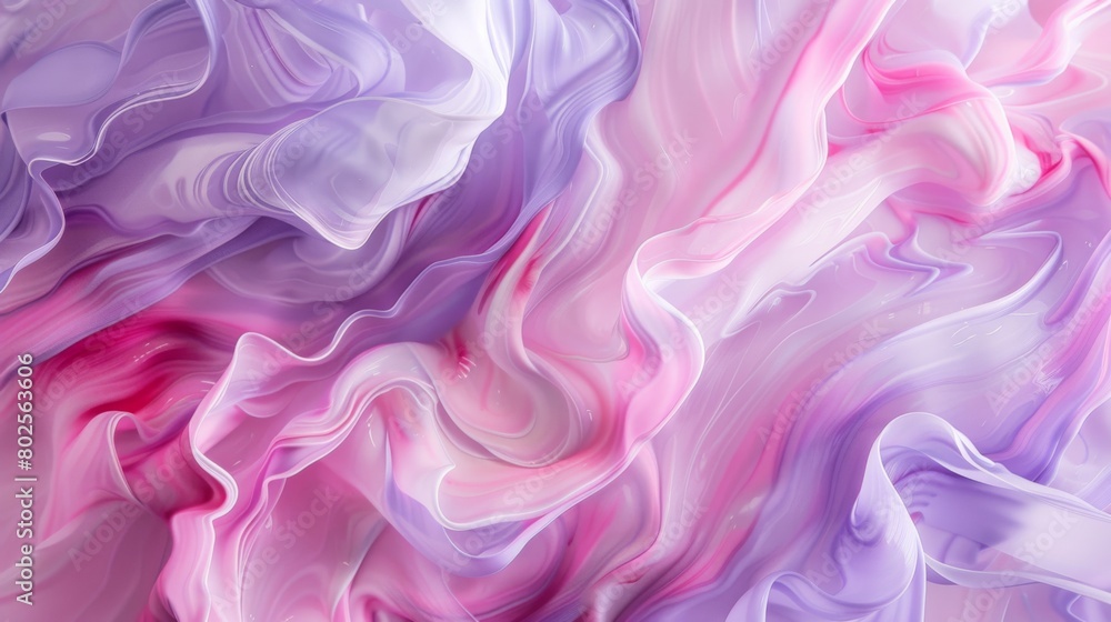 Soft pastel swirls of pink and lavender create a dreamy texture. Soft pastel swirls of pink and lavender create a dreamy texture.