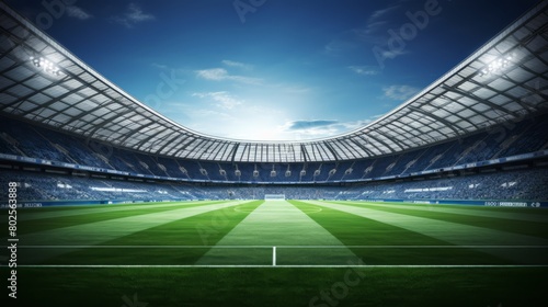 abstract stadium background with lines