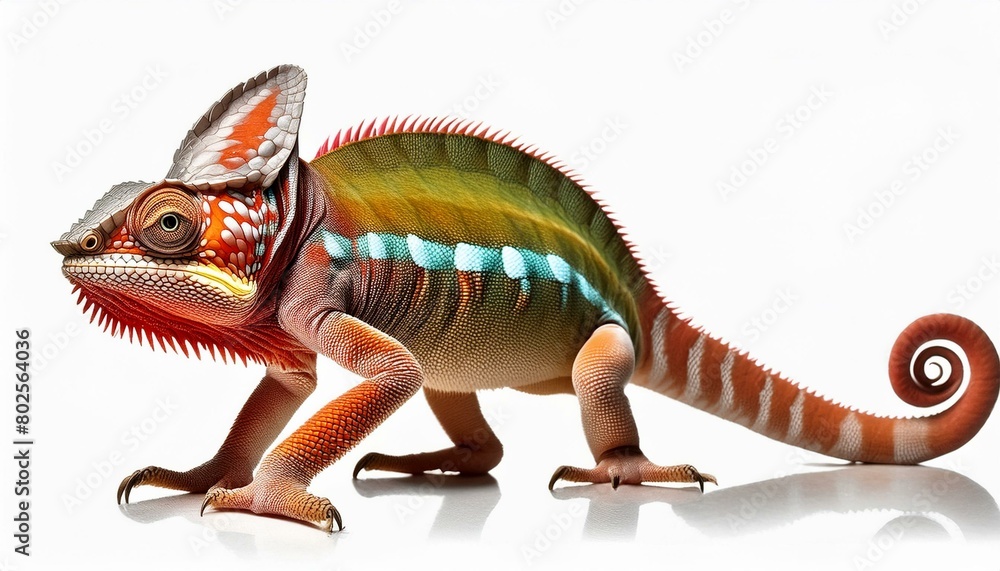 Chameleon, reptile, creature, animal, transparent background, Generative AI Chameleon, reptile, creature, animal, transparent background, Generative AI