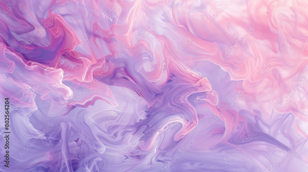 Soft pastel swirls of pink and lavender create a dreamy texture. Soft pastel swirls of pink and lavender create a dreamy texture.