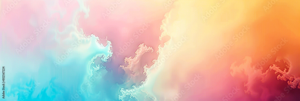 Abstract gradient background in pastel colours,
