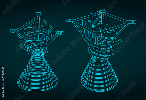 Rocket engine blueprints
