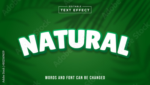 natural editable text effect