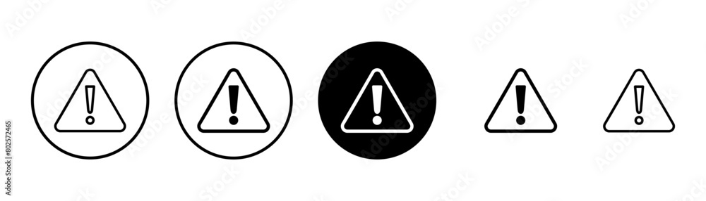Exclamation danger sign vector isolated on white background. attention sign icon. Hazard warning attention sign. icon alert. Risk Exclamation danger sign vector isolated on white background. attention sign icon. Hazard warning attention sign. icon alert. Risk