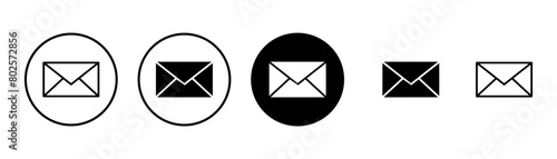Mail vector vector icon isolated on white background. E-mail icon. Envelope illustration. Message