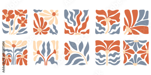 Abstract Groovy Flower
