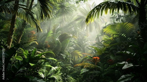 Hauntingly Real: Jungle Life in Gothic Photorealistic Rendering