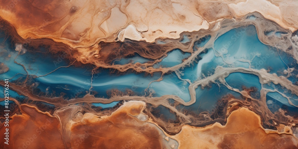Vibrant abstract landscape with swirling colors Vibrant abstract landscape with swirling colors