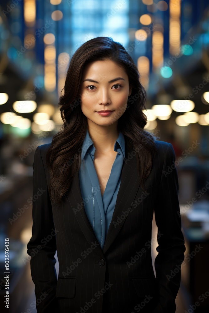 Confident asian woman in business attire Confident asian woman in business attire