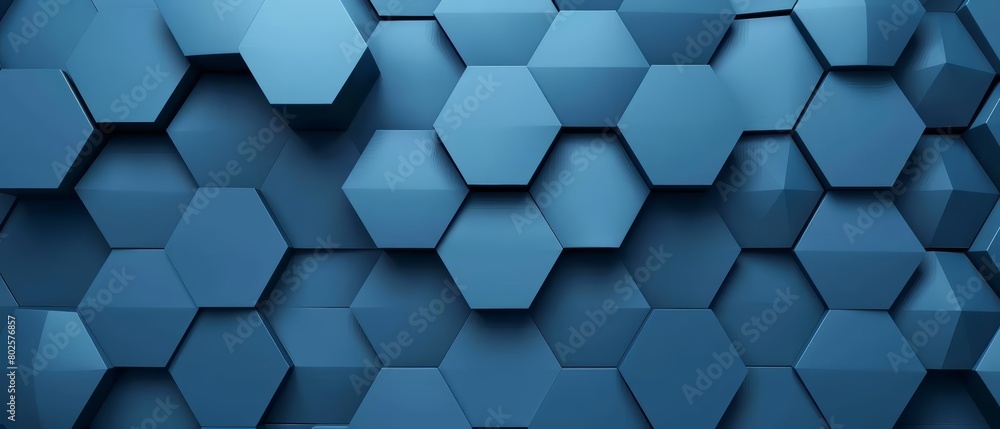 Memorial Day is commemorated with a brochure cover that features abstract blue geometric hexagon shapes Memorial Day is commemorated with a brochure cover that features abstract blue geometric hexagon shapes