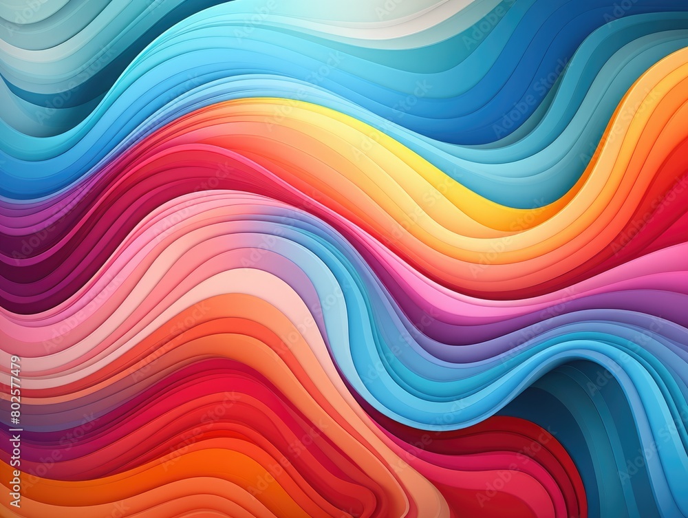 Vibrant abstract color waves Vibrant abstract color waves