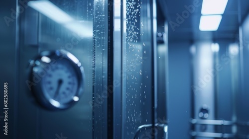 A timer set for 3 minutes signaling how long a person should stay under the cold shower for optimal results..