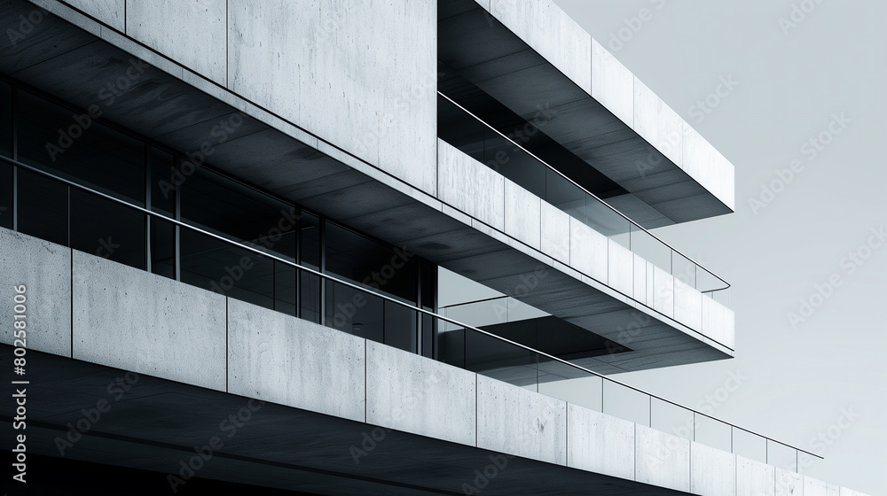 Fototapeta premium edificio fotografía abstracta minimalista