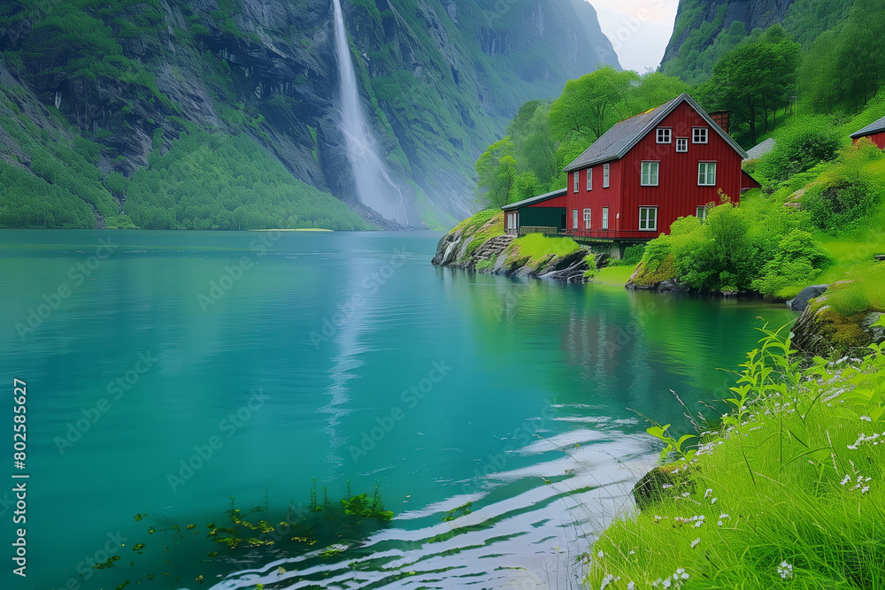 Fototapeta premium Lakeside Idyll