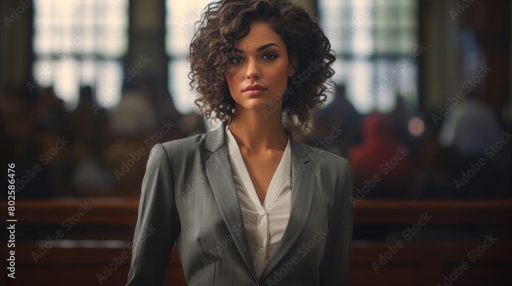 Confident woman in business attire Confident woman in business attire
