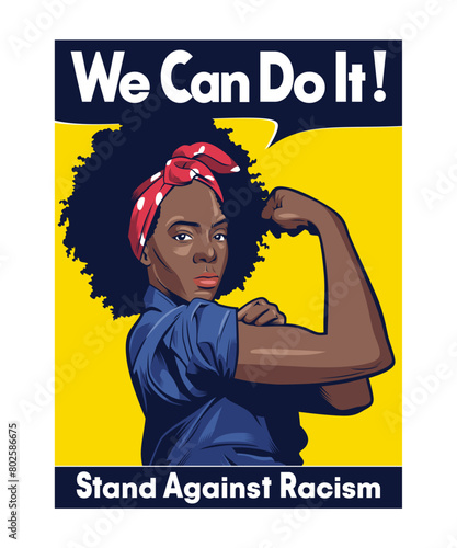 We Can Do It Parody Vintage Illustration 
