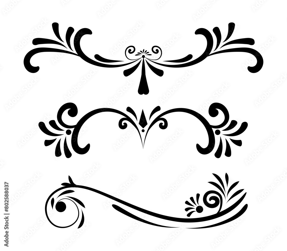 Gorgeous ornaments collection vector art Gorgeous ornaments collection vector art