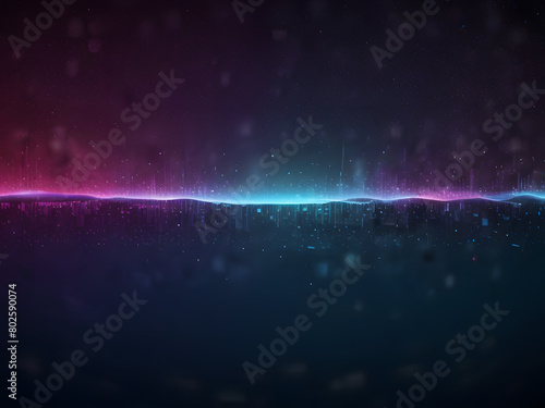 digital abstract space background loop