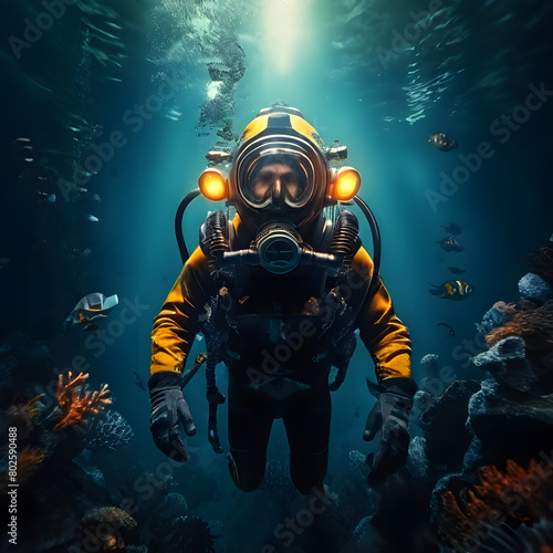 Wallpaper Mural Diver Torontodigital.ca