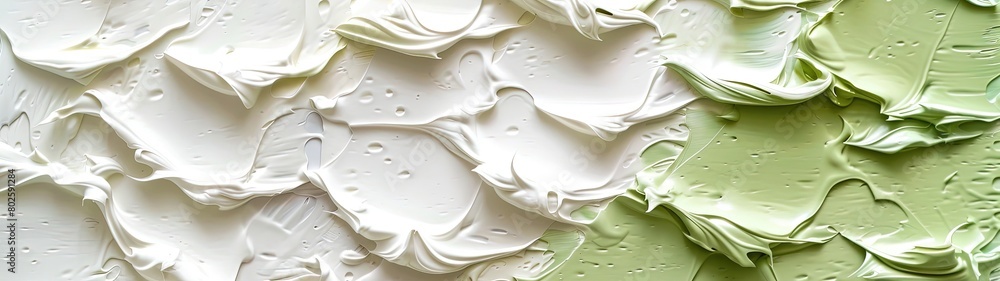 Dynamic abstract background with a mixture of lime-green and white oil paint strokes, can be utilized for printed materials such as brochures, flyers, and business cards. Dynamic abstract background with a mixture of lime-green and white oil paint strokes, can be utilized for printed materials such as brochures, flyers, and business cards.