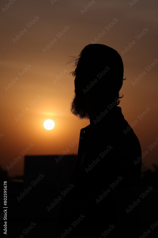silhouette of a person silhouette of a person