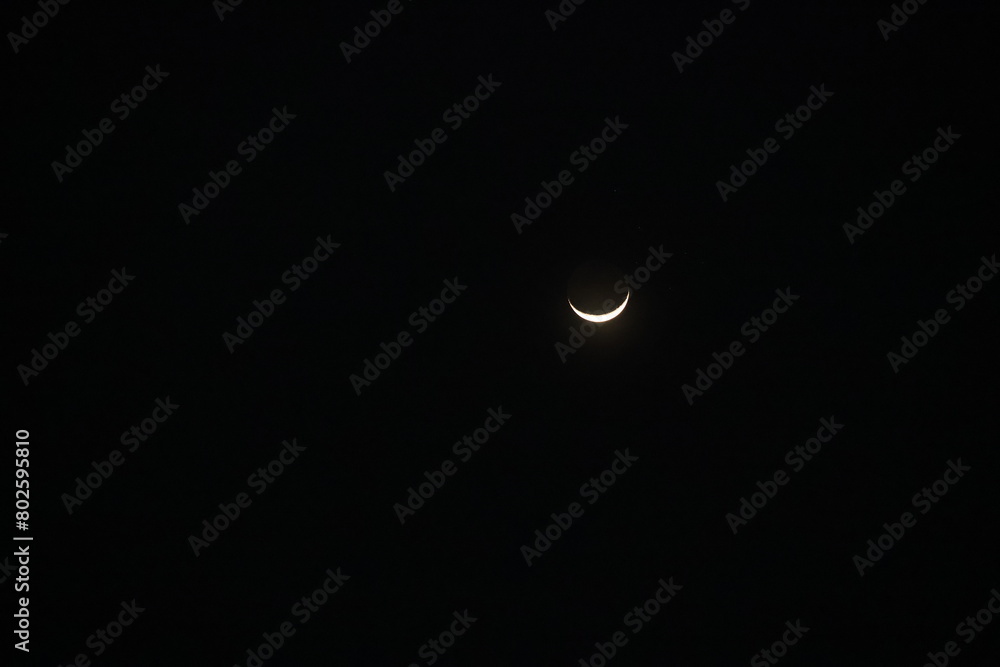 Waxing crescent moon Waxing crescent moon