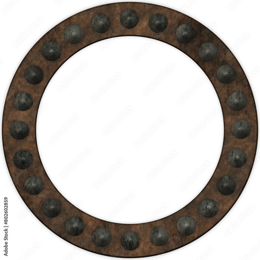 Obraz premium steampunk frame or border