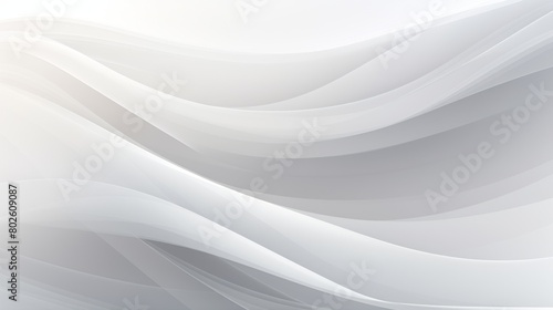 White curvy abstract background with waves