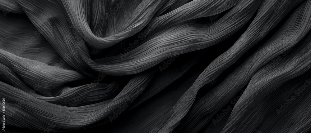 Sophisticated dark drapery, clothing brand design