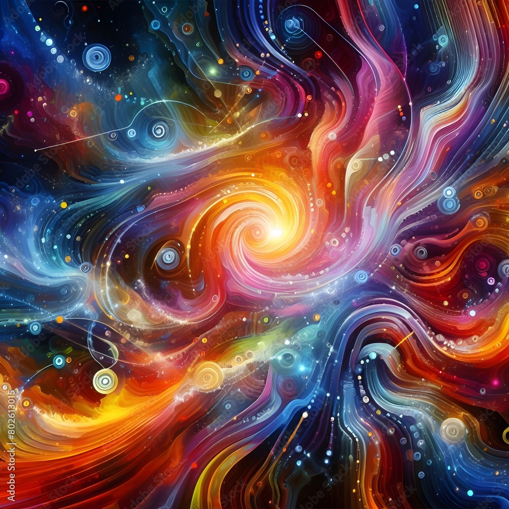 Fusion flare abstract colorful shapes background display of vibrant hues and dynamic patterns Fusion flare abstract colorful shapes background display of vibrant hues and dynamic patterns
