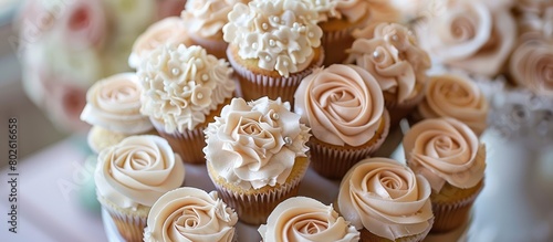 Cupcake for a wedding