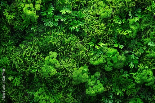 Moss background, green moss background, Green background, Moss, Background, Wallpaper, Texture - generative ai © Nia™