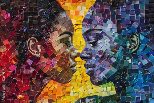 Identities and experiences converge like colors in a beautiful mosaic.