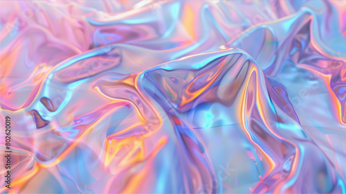 Hologram background design. A sparkling rainbow-colored sheet.