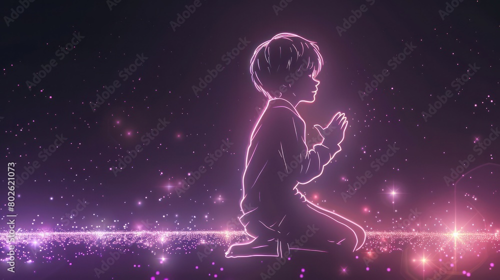 Boy in Prayer