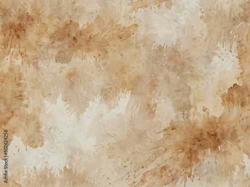 Modern Watercolor Brown Backround