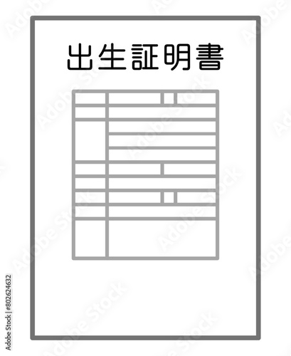 出生証明書