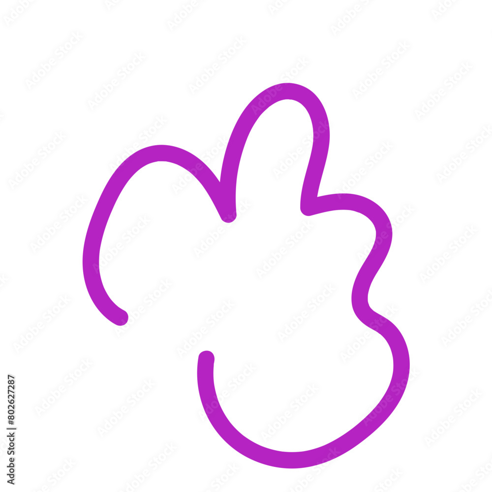 Abstract shapes squiggle lines vector Abstract shapes squiggle lines vector