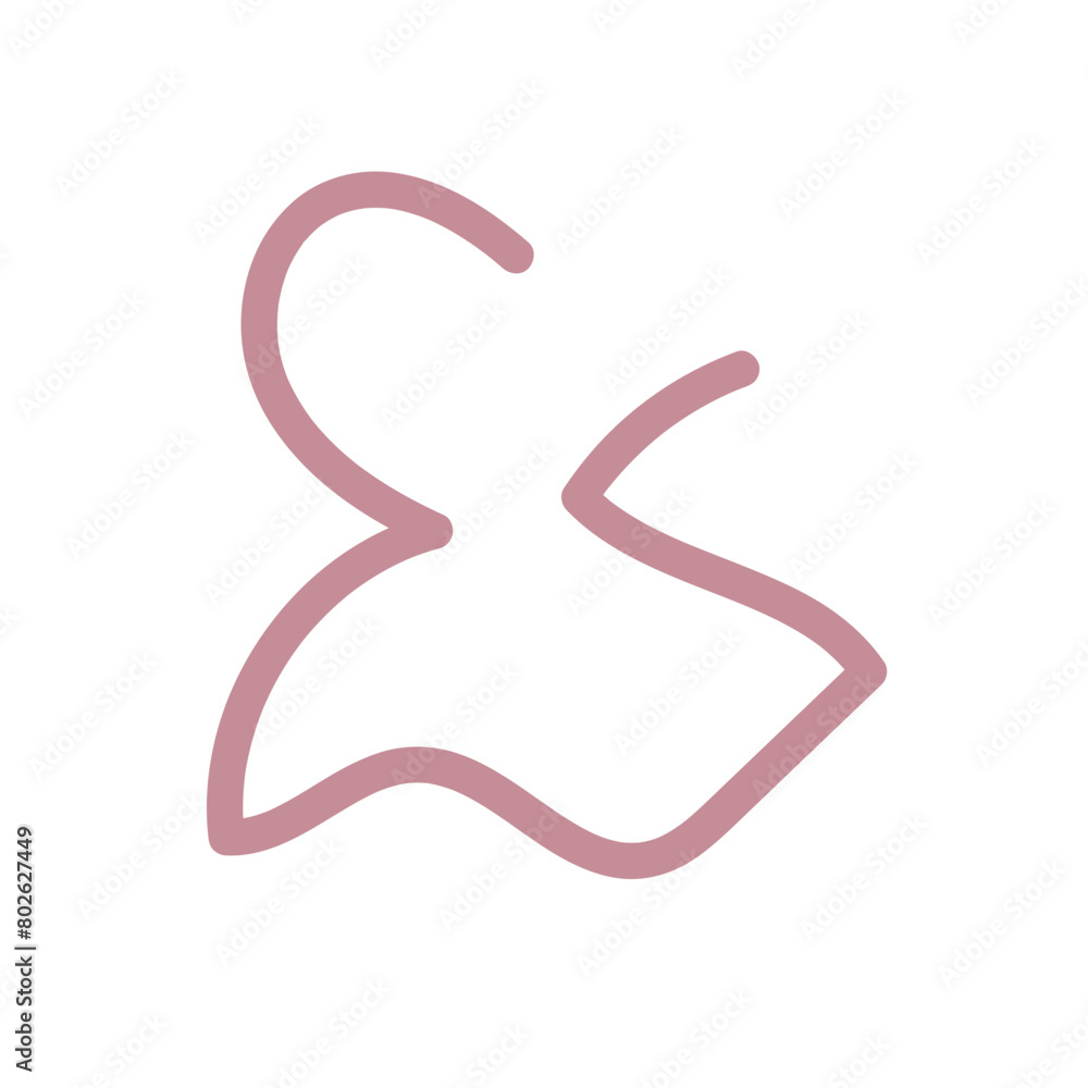 Abstract shapes squiggle lines vector Abstract shapes squiggle lines vector