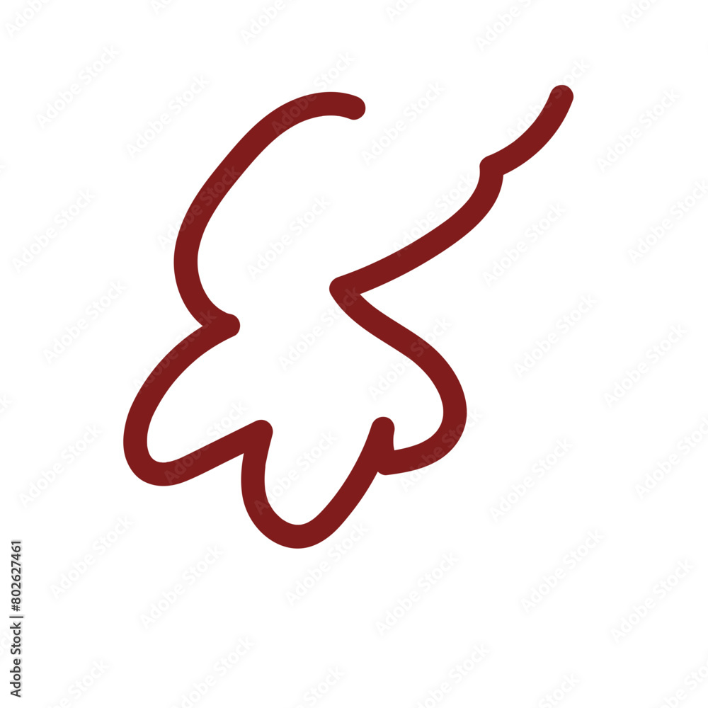 Abstract shapes squiggle lines vector Abstract shapes squiggle lines vector