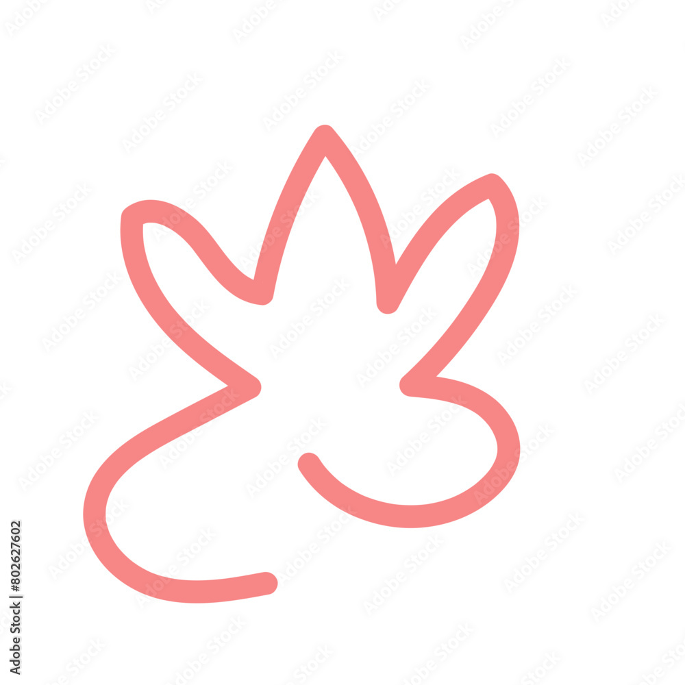Abstract shapes squiggle lines vector Abstract shapes squiggle lines vector