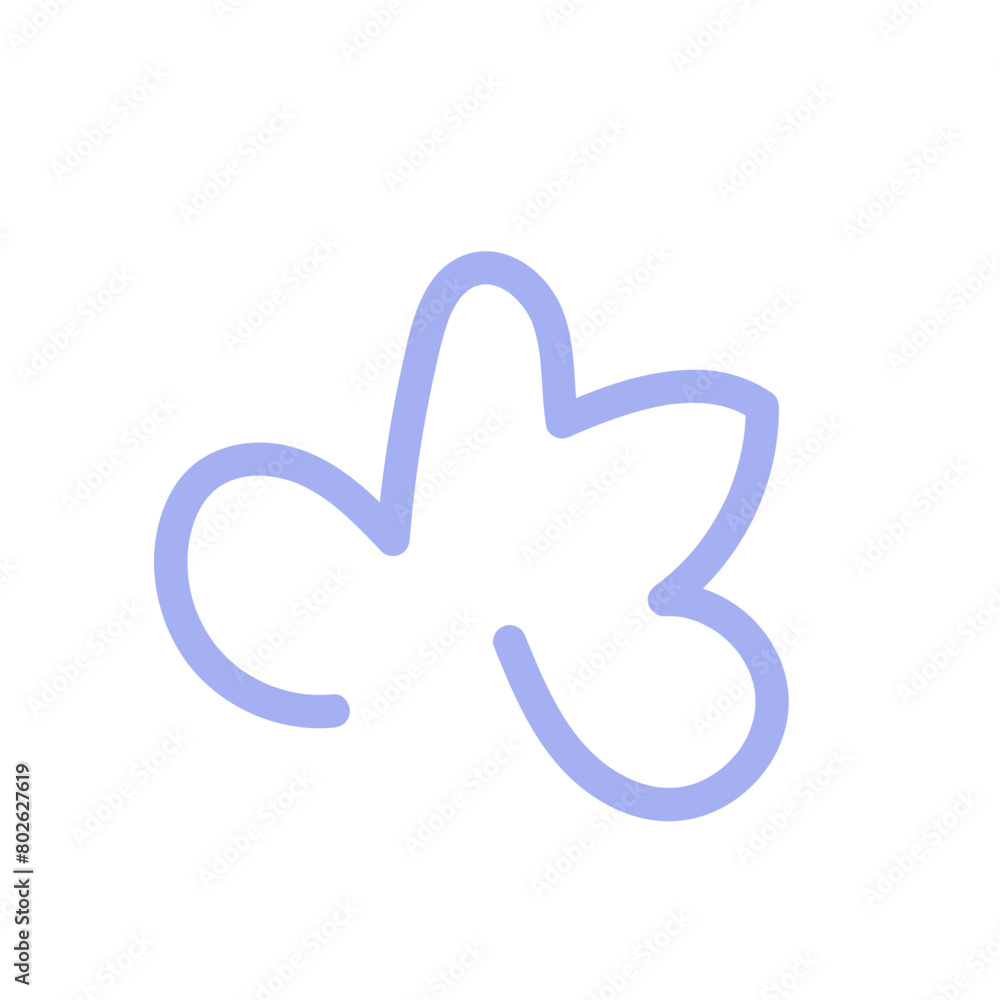 Abstract shapes squiggle lines vector Abstract shapes squiggle lines vector