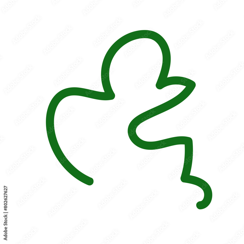 Abstract shapes squiggle lines vector Abstract shapes squiggle lines vector