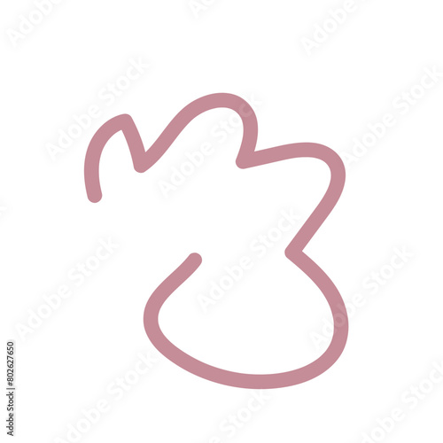 Wallpaper Mural Abstract shapes squiggle lines vector  Torontodigital.ca