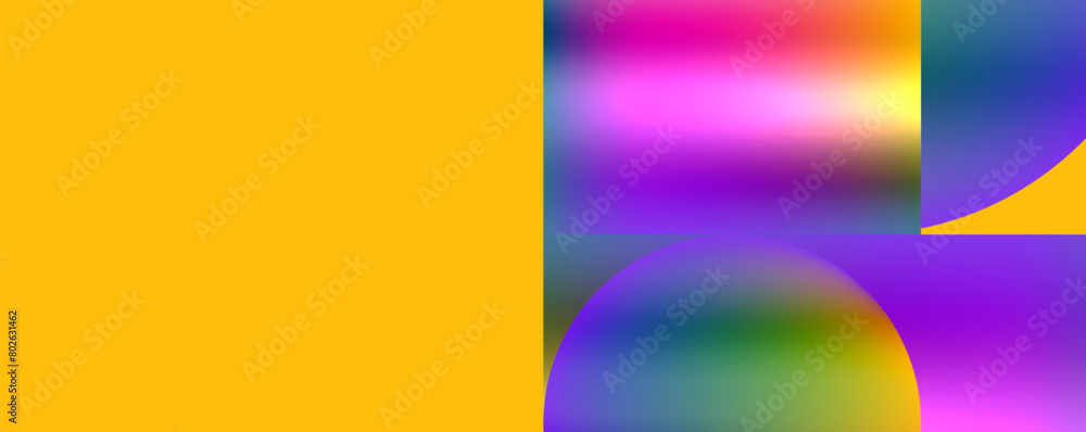 Colorful pattern featuring tints and shades of purple, yellow, magenta ...