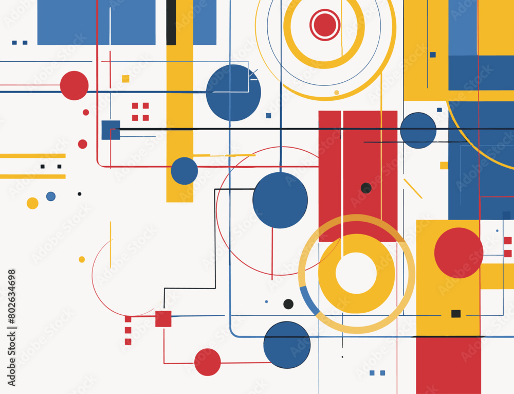 vibrant backdrop with geometric shapes vibrant backdrop with geometric shapes