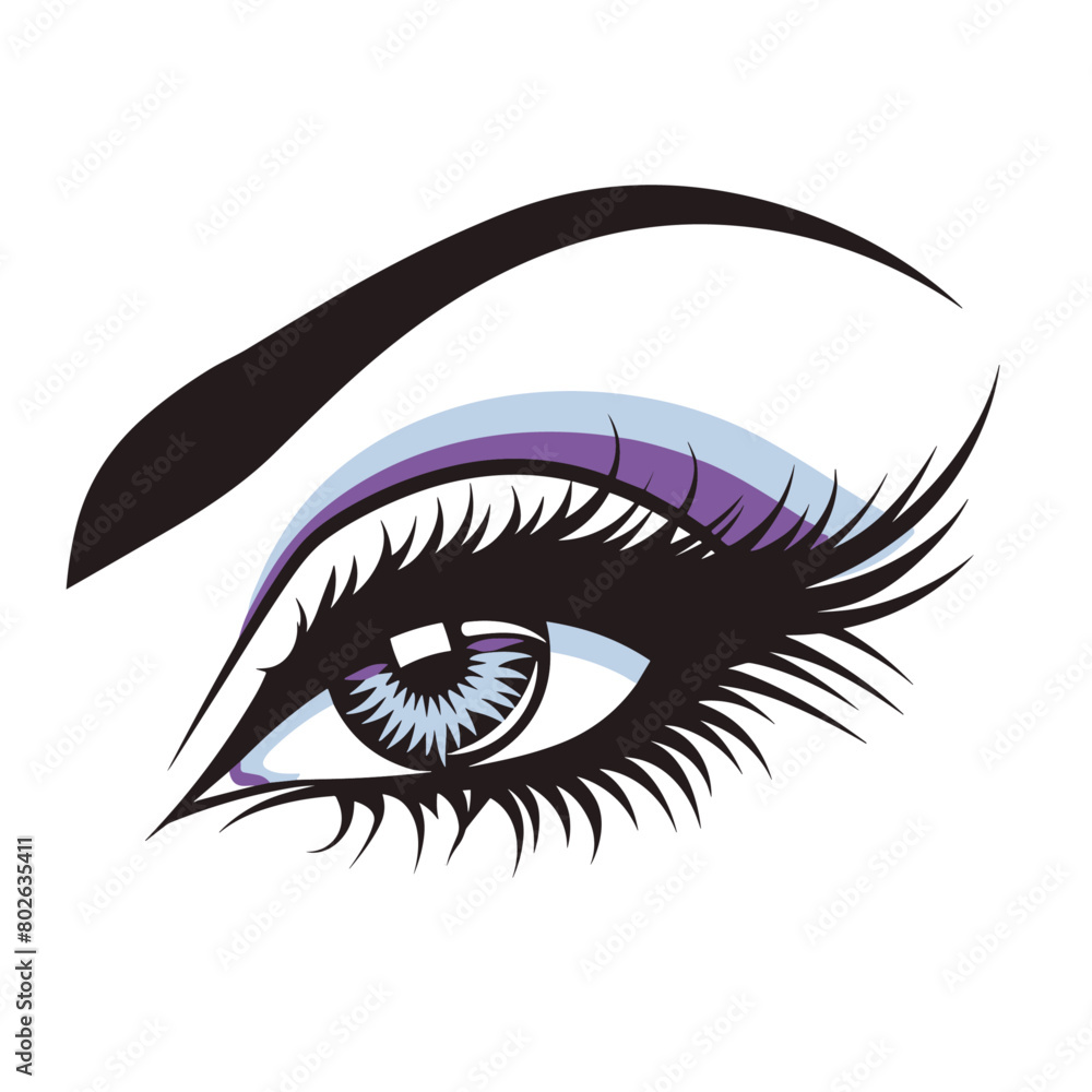 close-up photo of a woman's eye with long, dark eyelashes close-up photo of a woman's eye with long, dark eyelashes