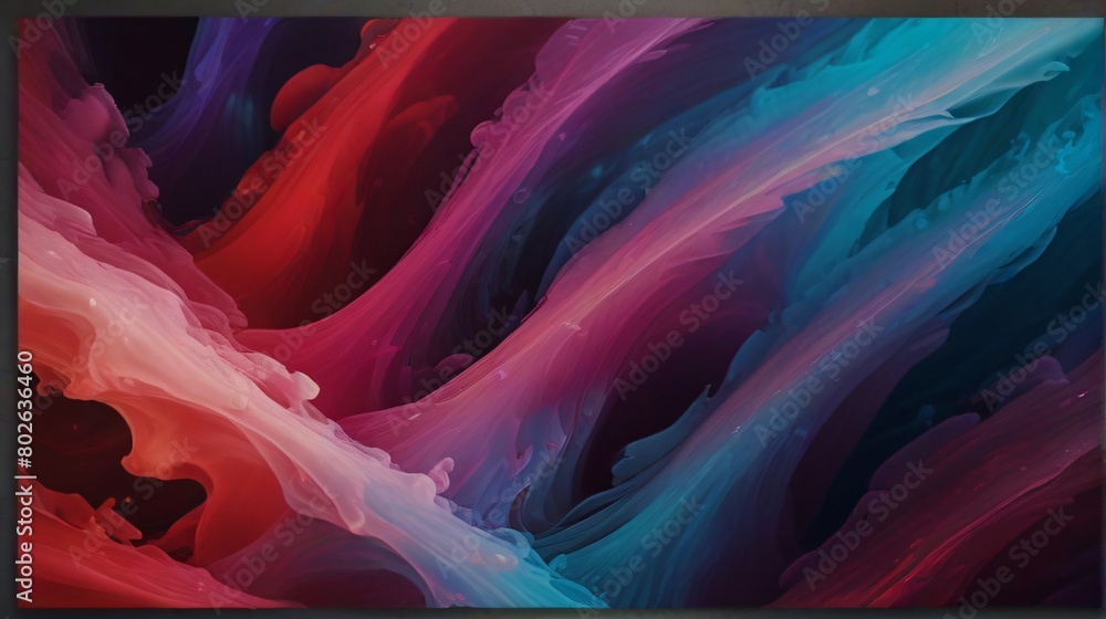 red blue pink purple paint abstract background 