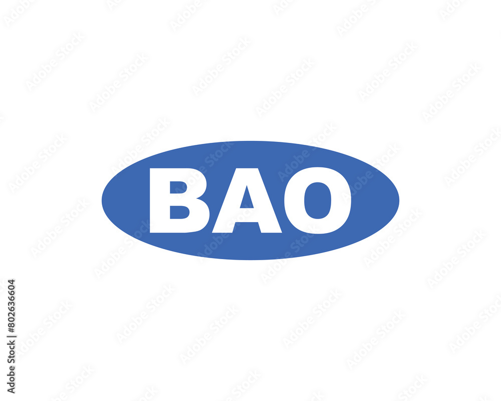 BAO logo design vector template BAO logo design vector template