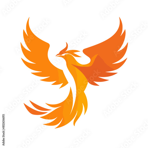 powerful image of a phoenix, representing hope and transformation